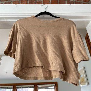 Brixton Women's Oversized Cropped Tee Small